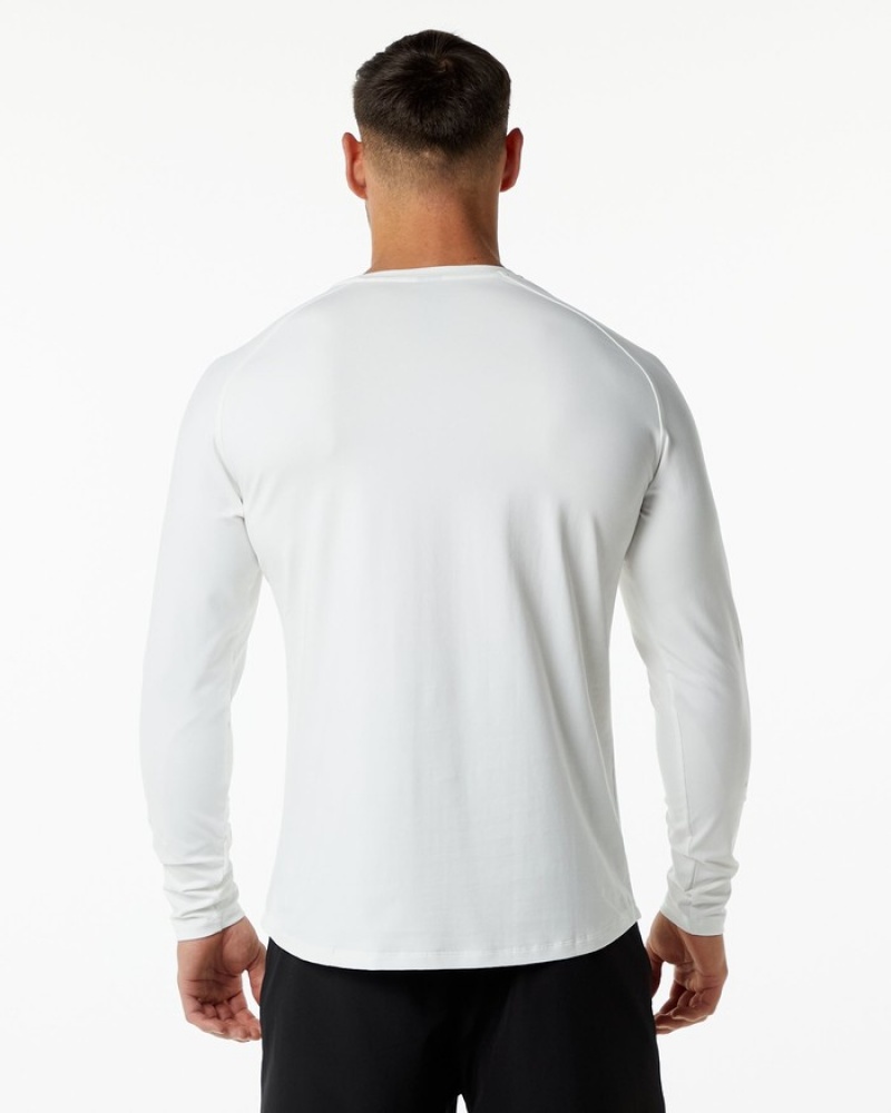 Alphalete Dynasty LS Overhemd Heren Wit | 39FRPNVOS