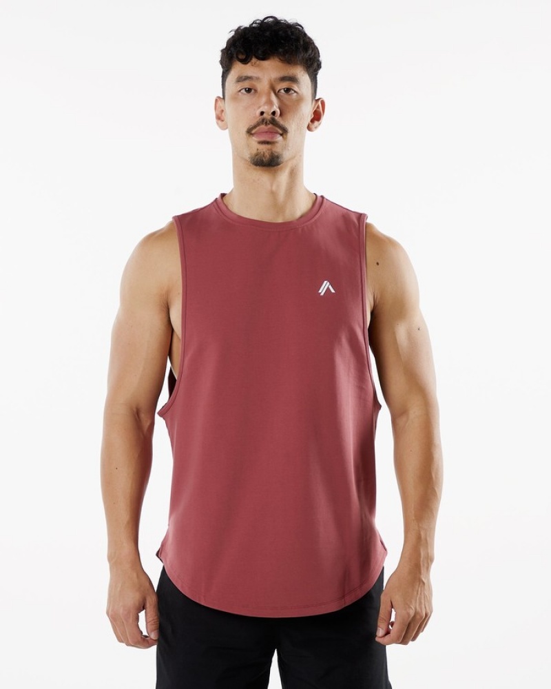 Alphalete Dynasty Tanktop Heren Rood | 08HAKQLEB