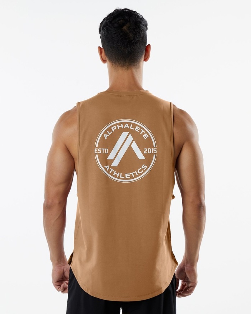 Alphalete Dynasty Tanktop Heren Rood | 46AKSYOXL