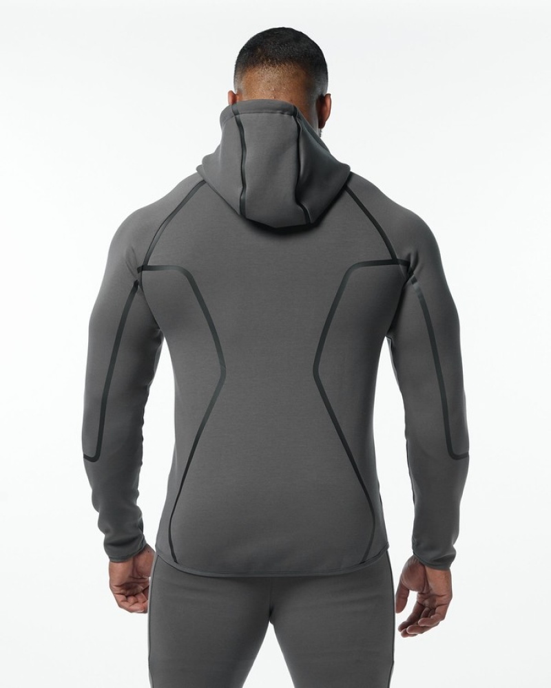 Alphalete ELMTS Atletische Jassen Heren Grijs | 85JBXRMNP