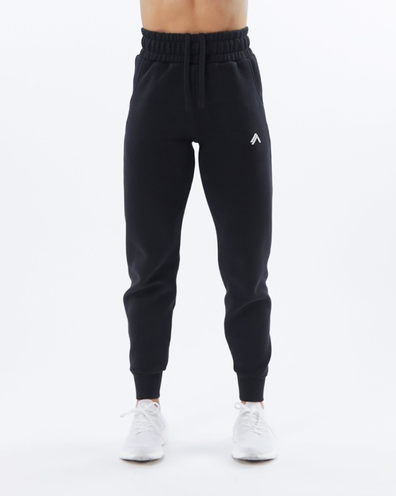 Alphalete ELMTS Cuffed Joggingbroeken Dames Zwart | 04QAGJOLY