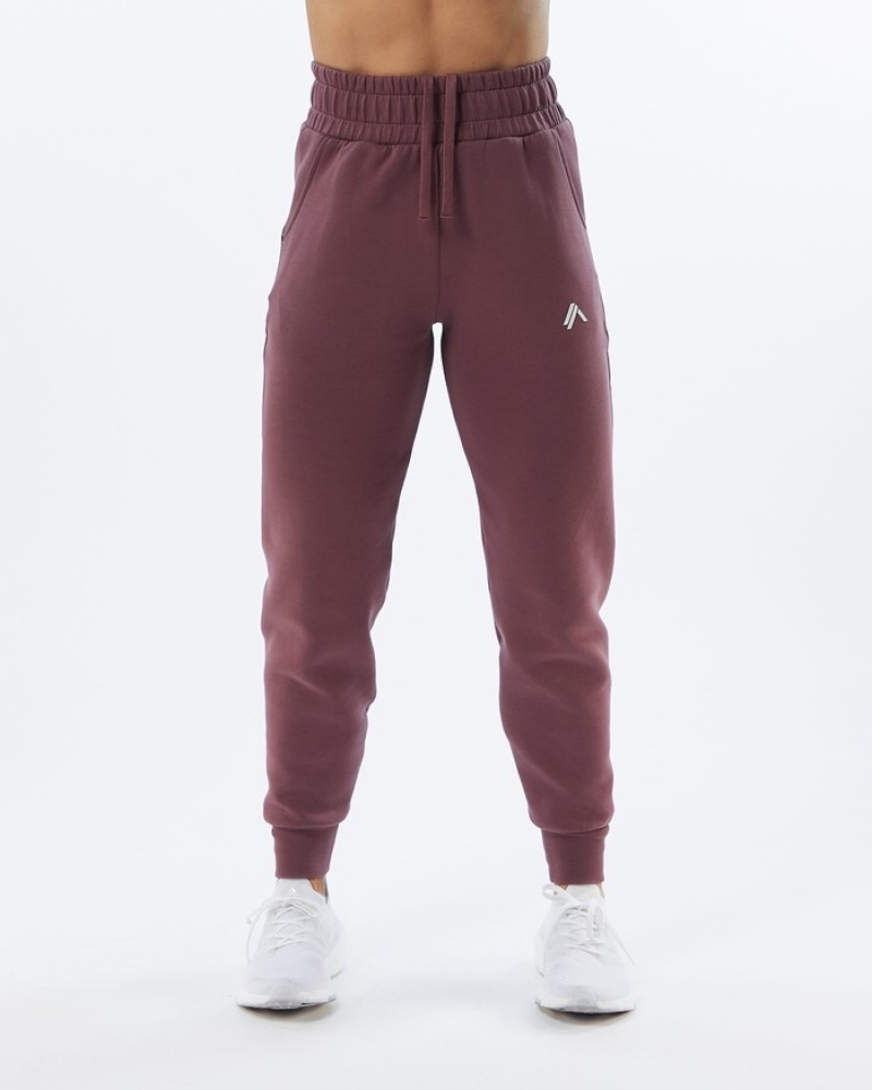 Alphalete ELMTS Cuffed Joggingbroeken Dames Paars | 16AYJXNZQ