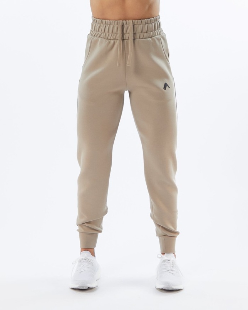 Alphalete ELMTS Cuffed Joggingbroeken Dames Bruin | 42HFSLJDP