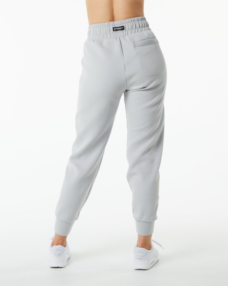 Alphalete ELMTS Cuffed Joggingbroeken Dames Grijs | 65UHKASJP