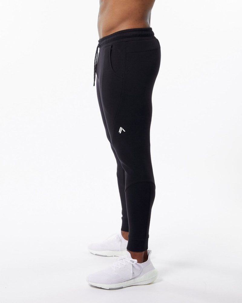 Alphalete ELMTS Cuffed Joggingbroeken Heren Zwart | 59QNJPKWR