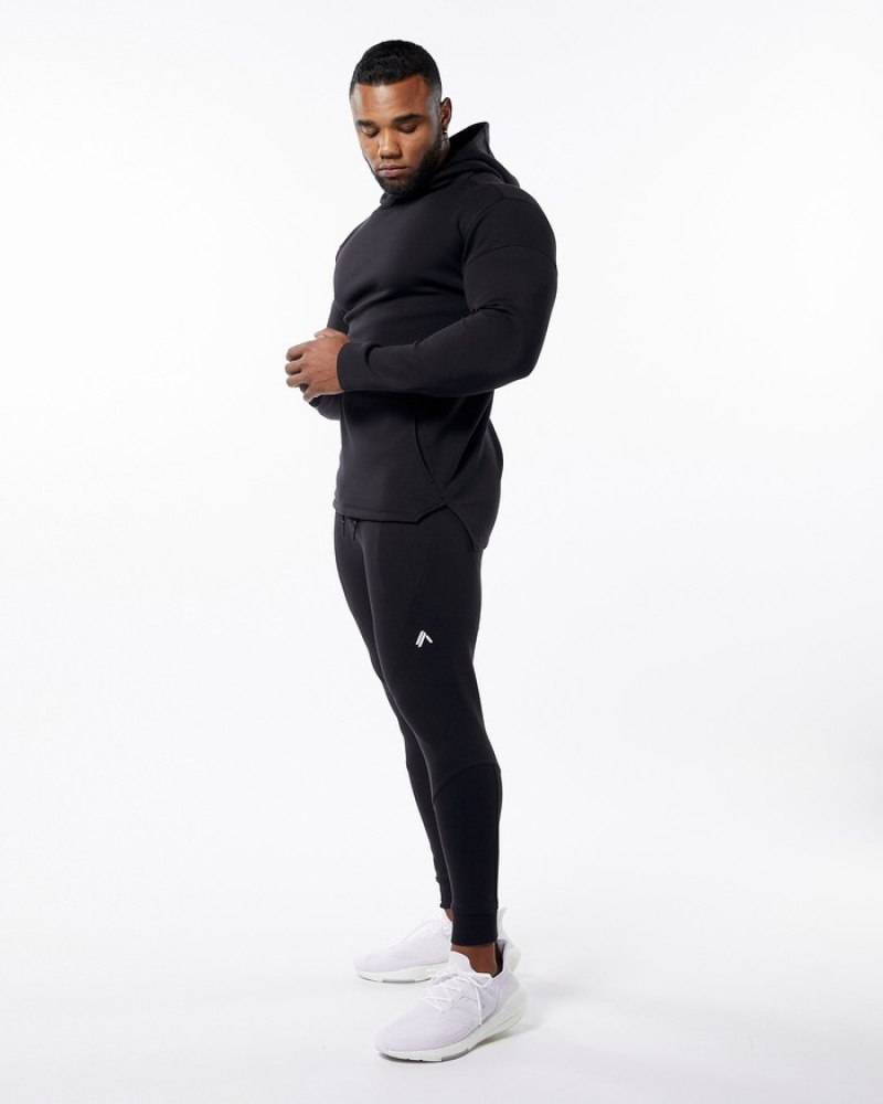 Alphalete ELMTS Cuffed Joggingbroeken Heren Zwart | 59QNJPKWR