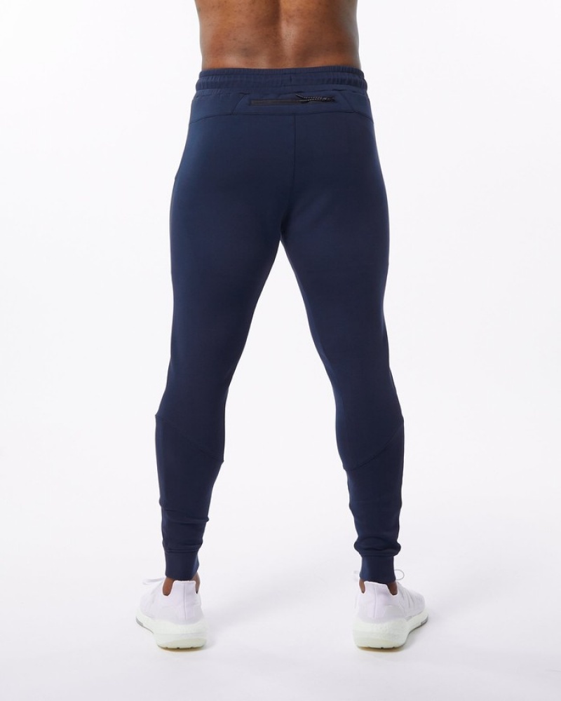 Alphalete ELMTS Cuffed Joggingbroeken Heren Donkerblauw | 40WDYZVNJ