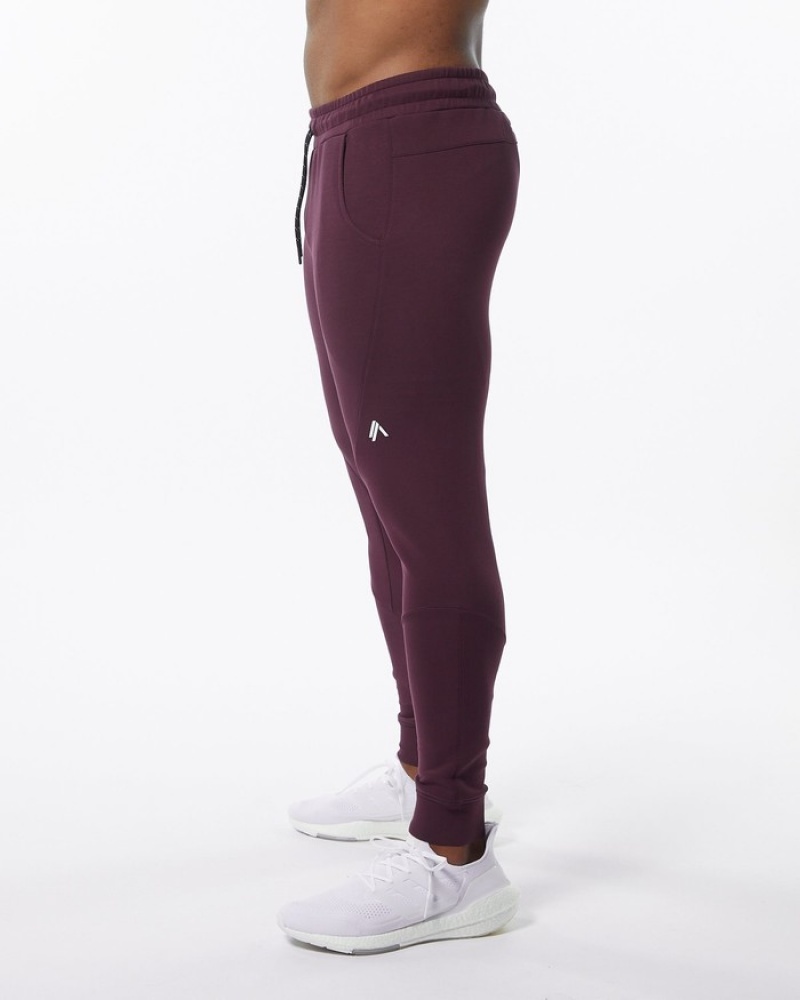 Alphalete ELMTS Cuffed Joggingbroeken Heren Bordeaux | 81ODWSYVE