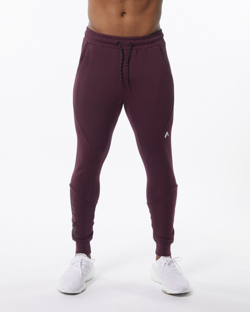 Alphalete ELMTS Cuffed Joggingbroeken Heren Bordeaux | 81ODWSYVE