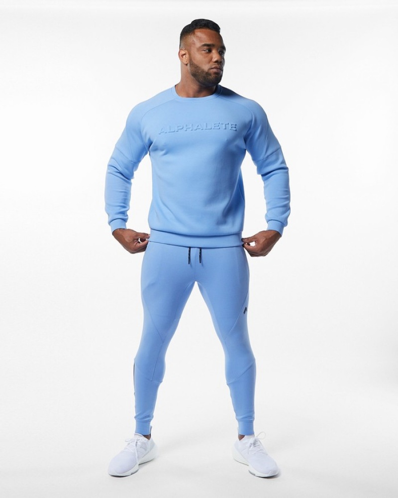 Alphalete ELMTS Cuffed Joggingbroeken Heren Lichtblauw | 46MZYKDWL