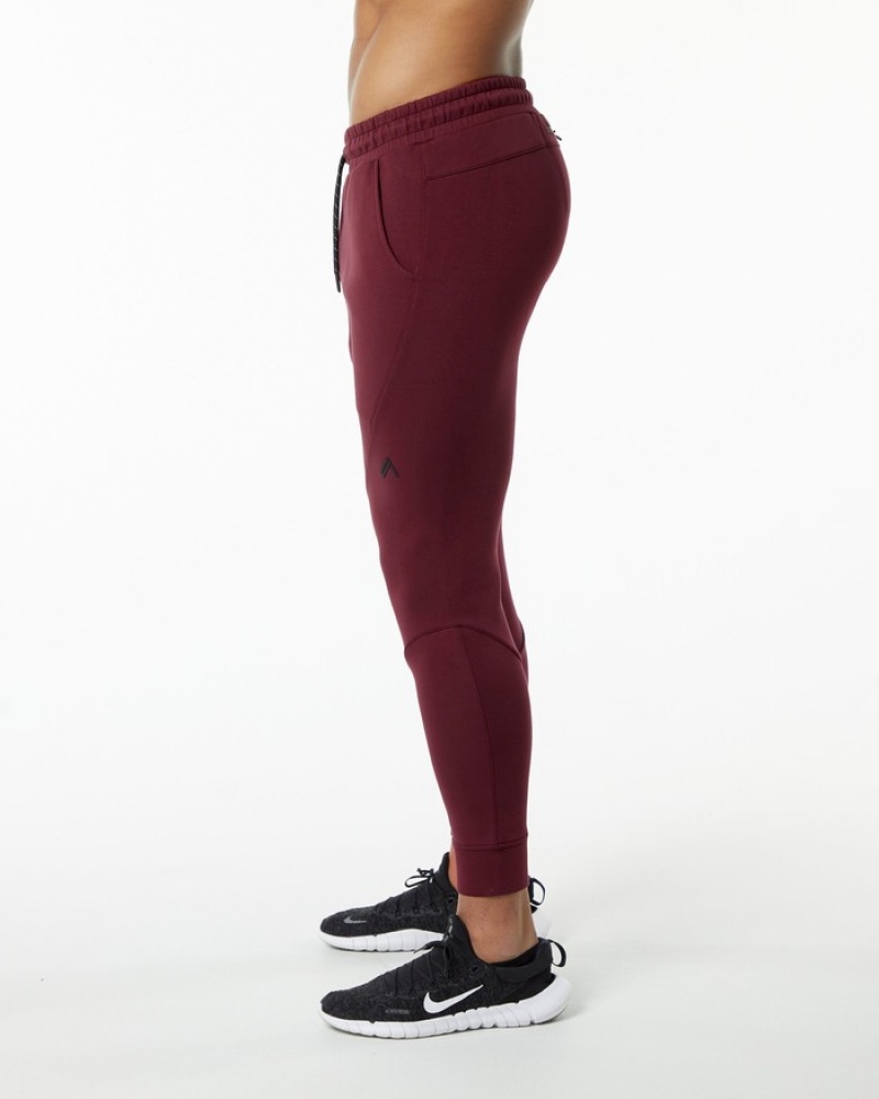 Alphalete ELMTS Cuffed Joggingbroeken Heren Bordeaux | 15ILXTHMR