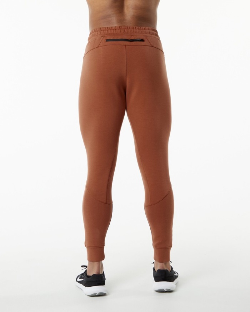 Alphalete ELMTS Cuffed Joggingbroeken Heren Donkerrood | 43QHISEJY