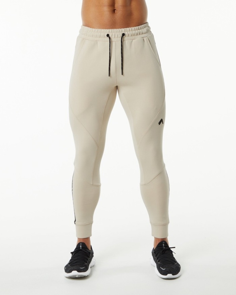 Alphalete ELMTS Cuffed Joggingbroeken Heren Lichtgeel | 08WJRQNAX