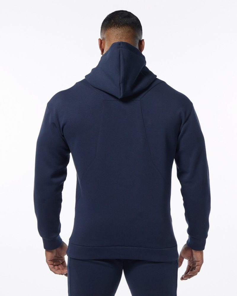 Alphalete ELMTS Hoodie Heren Donkerblauw | 97LXZRCMH