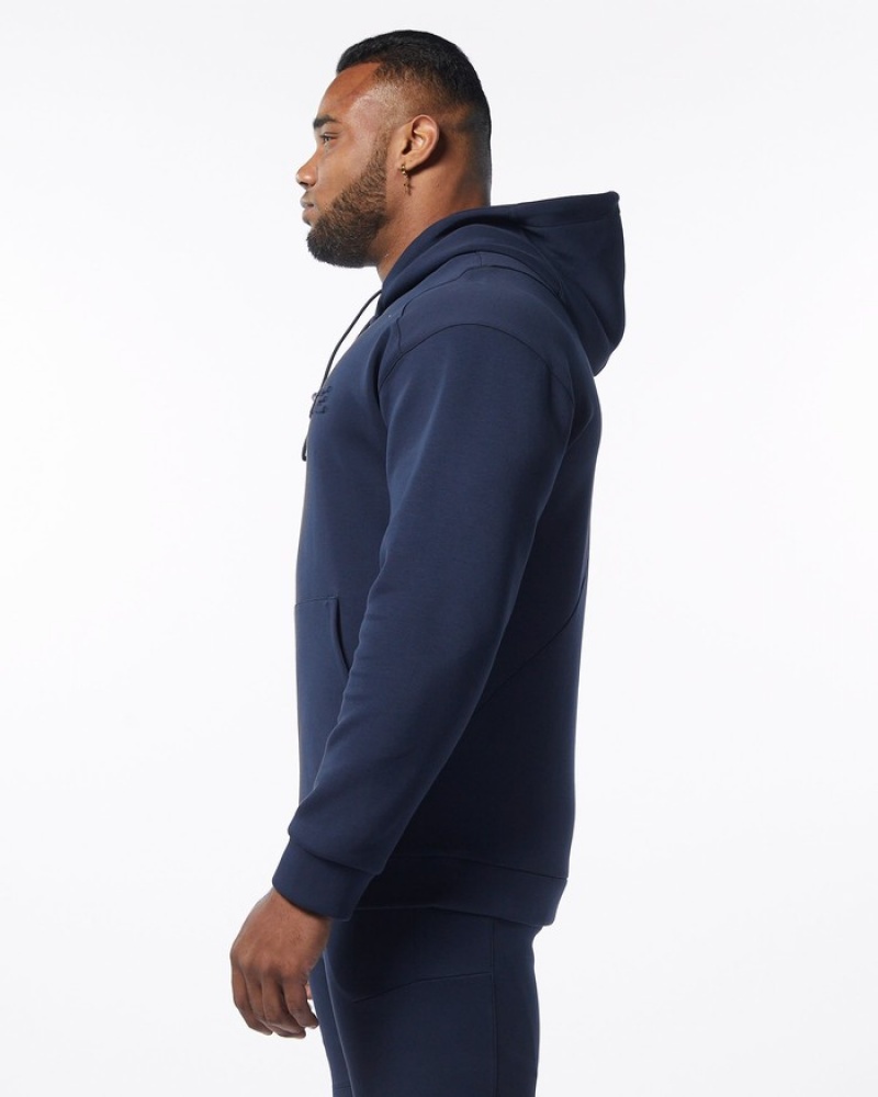 Alphalete ELMTS Hoodie Heren Donkerblauw | 97LXZRCMH