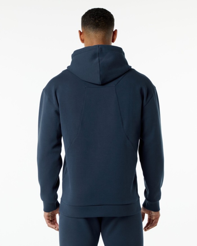 Alphalete ELMTS Hoodie Heren Donkerblauw | 65EQYGBMP