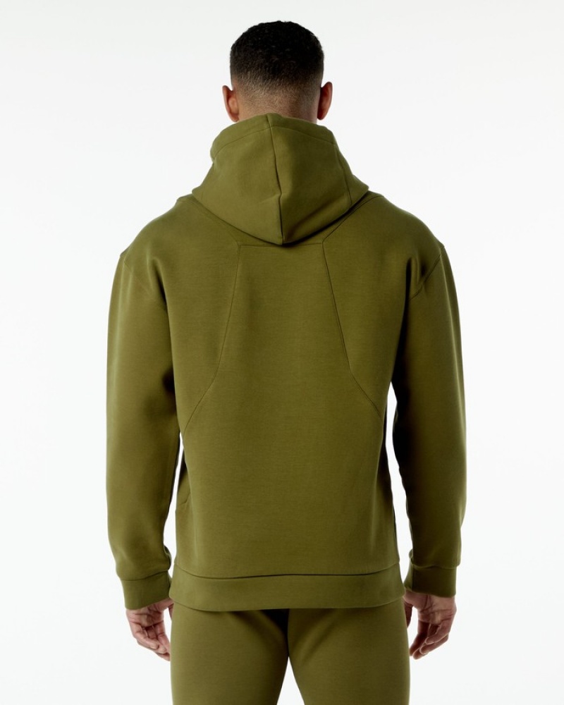 Alphalete ELMTS Hoodie Heren Groen | 14ZEXWQLC