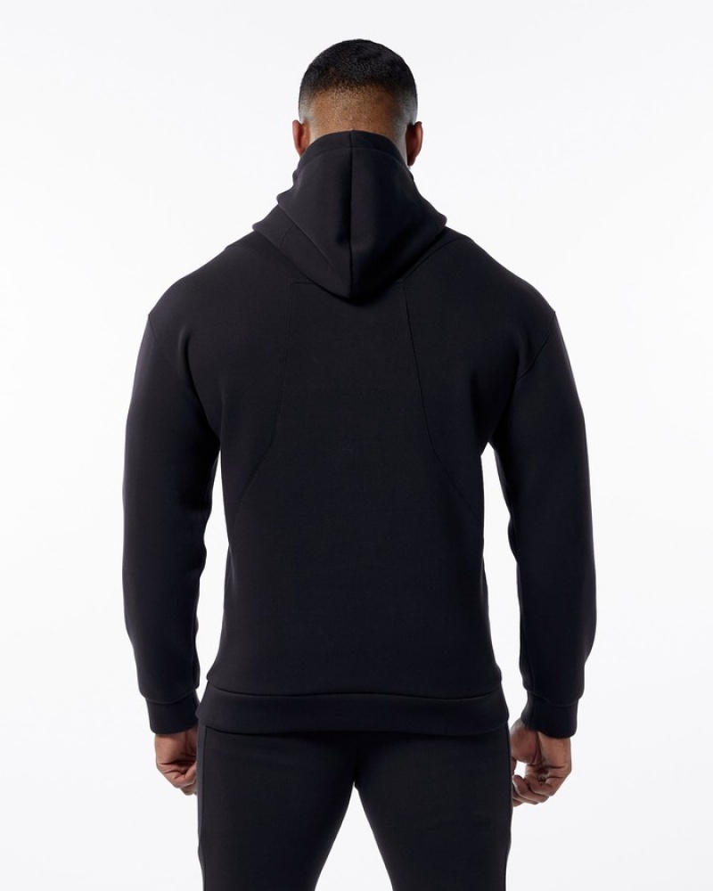 Alphalete ELMTS Hoodie Heren Zwart | 67IUHGMQP