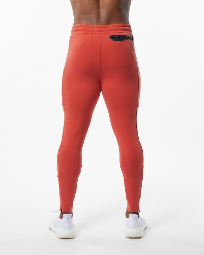 Alphalete ELMTS Zip Joggingbroeken Heren Oranje | 70UXFVMTC