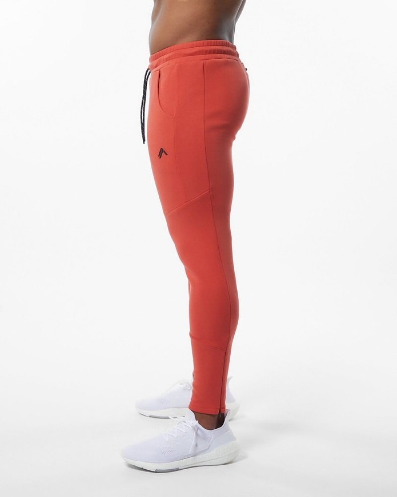 Alphalete ELMTS Zip Joggingbroeken Heren Oranje | 70UXFVMTC