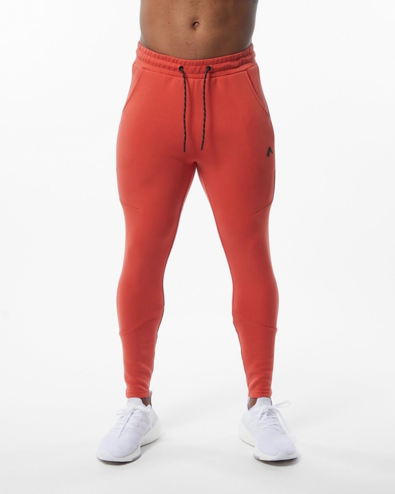 Alphalete ELMTS Zip Joggingbroeken Heren Oranje | 70UXFVMTC