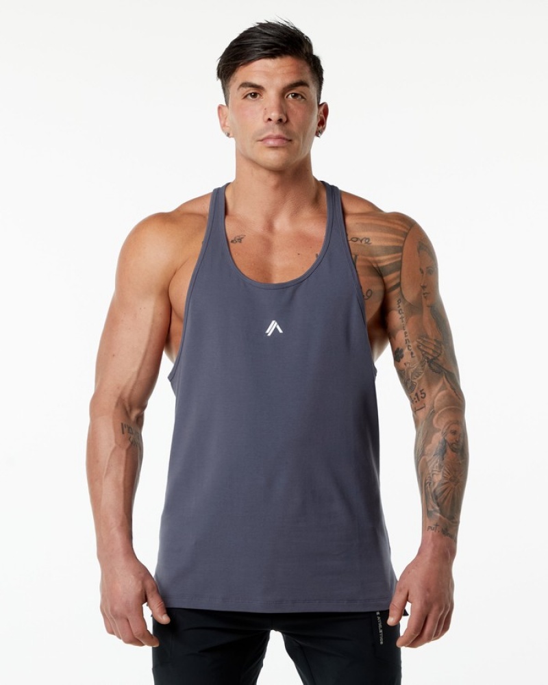 Alphalete Emblem Stringer Tanktop Heren Paars | 87BFUAXSE