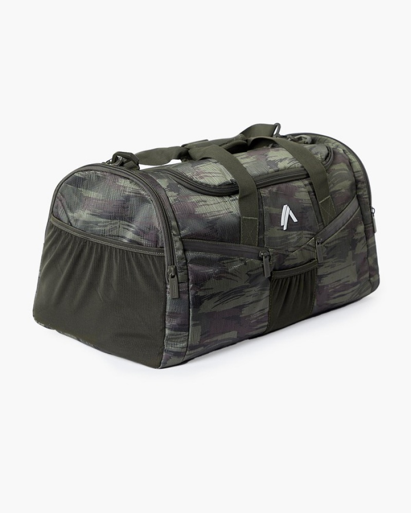 Alphalete Essential Duffel Tassen Dames Olijfgroen Camo | 93RIPLEYV