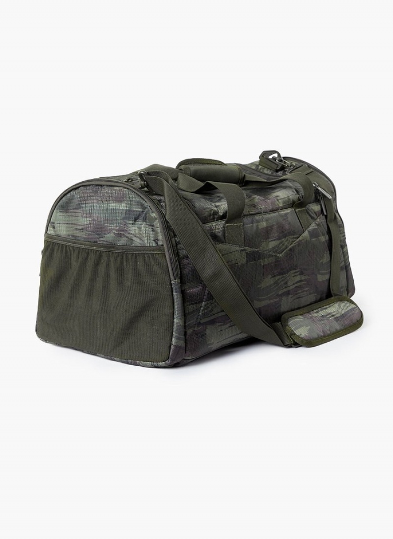 Alphalete Essential Duffel Tassen Dames Olijfgroen Camo | 93RIPLEYV