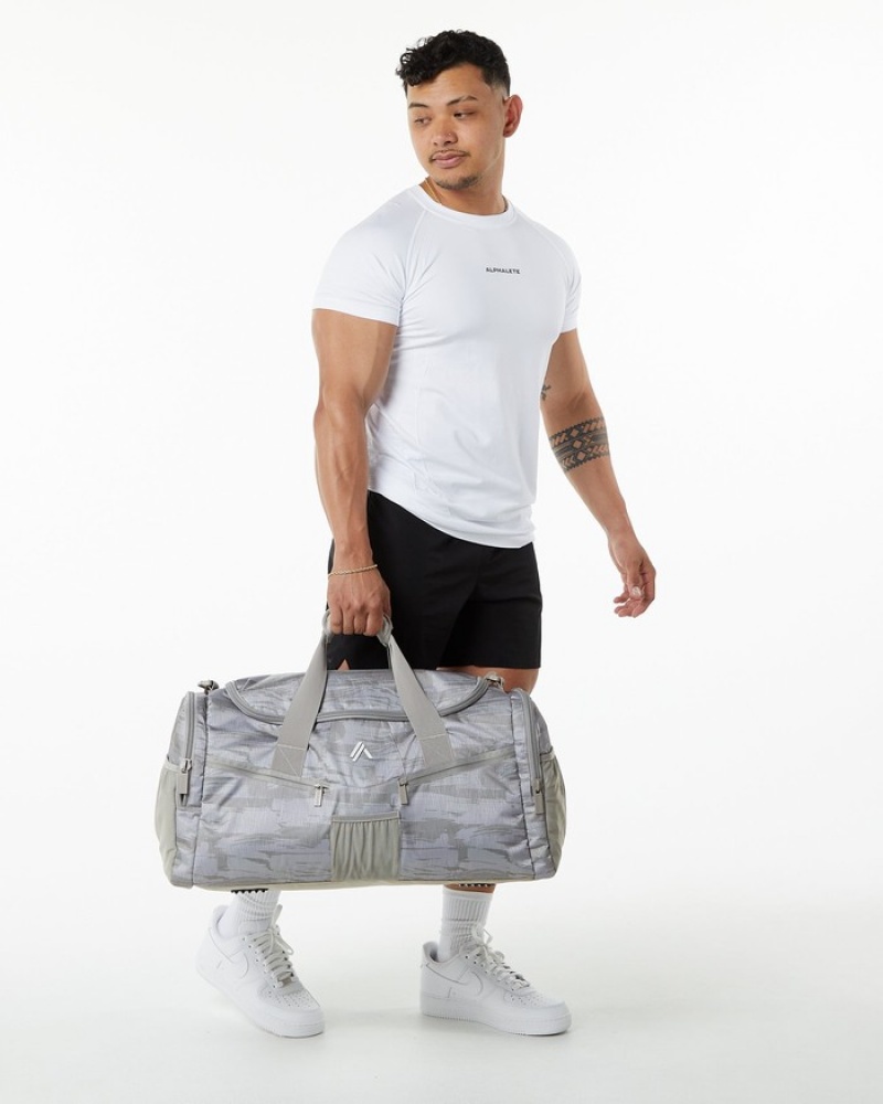 Alphalete Essential Duffel Tassen Dames Camo | 87XBHFUIE