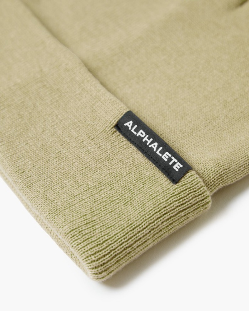 Alphalete Essential Foldover Muts Dames Beige | 26CAUDRNL