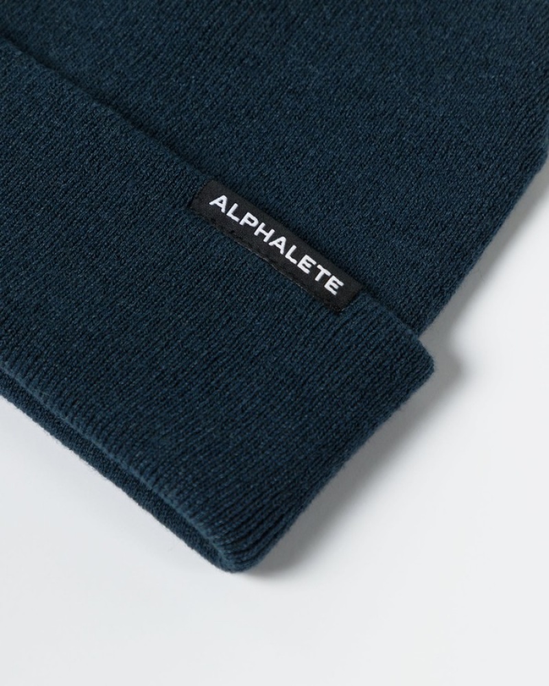 Alphalete Essential Foldover Muts Dames Blauw | 38APVUZWG