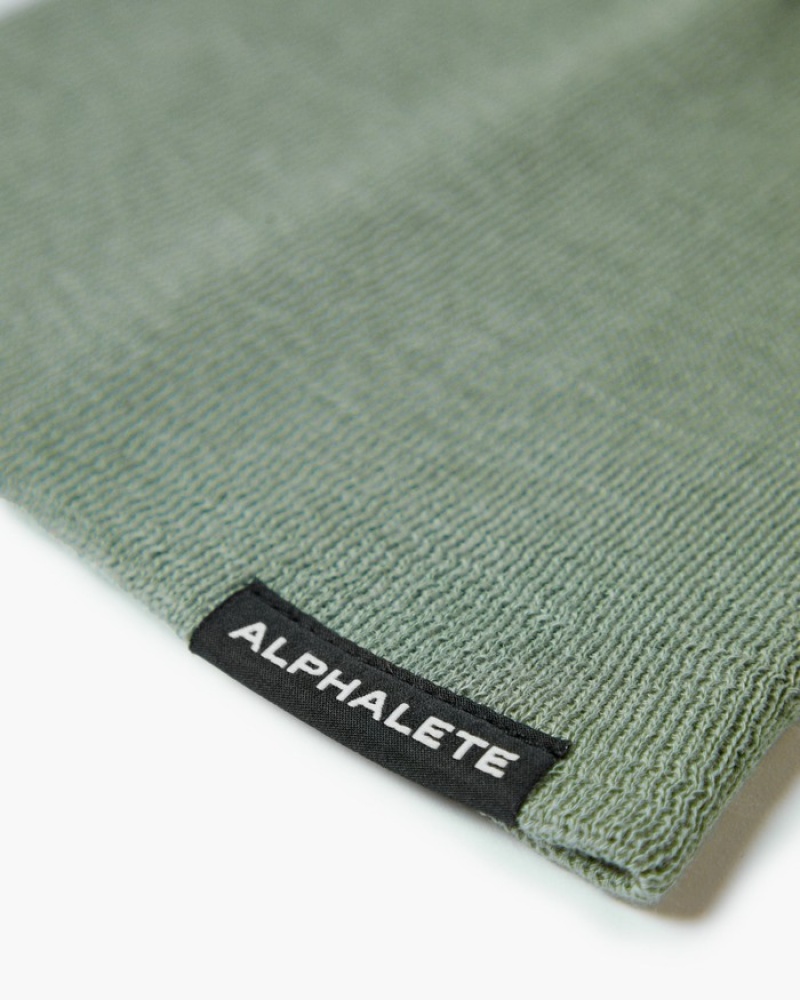 Alphalete Essential Muts Heren Olijfgroen | 21EVIARHJ