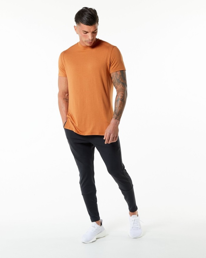 Alphalete Evo Overhemd Heren Bruin | 43OJPAKQC