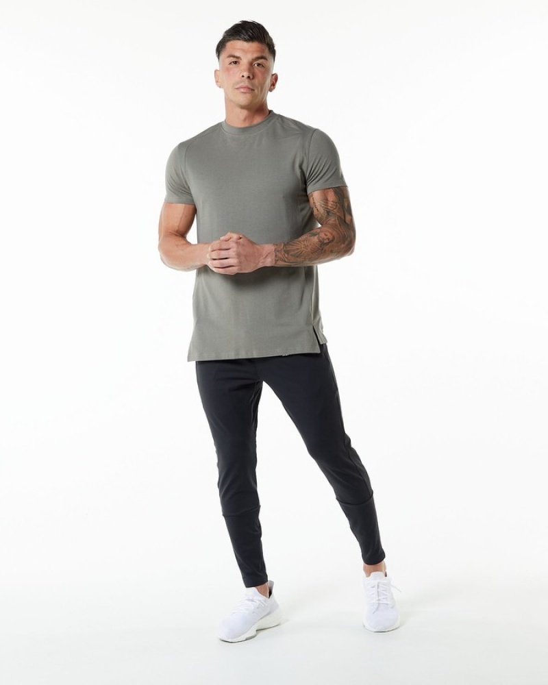 Alphalete Evo Overhemd Heren Grijs | 65QLVKHSY