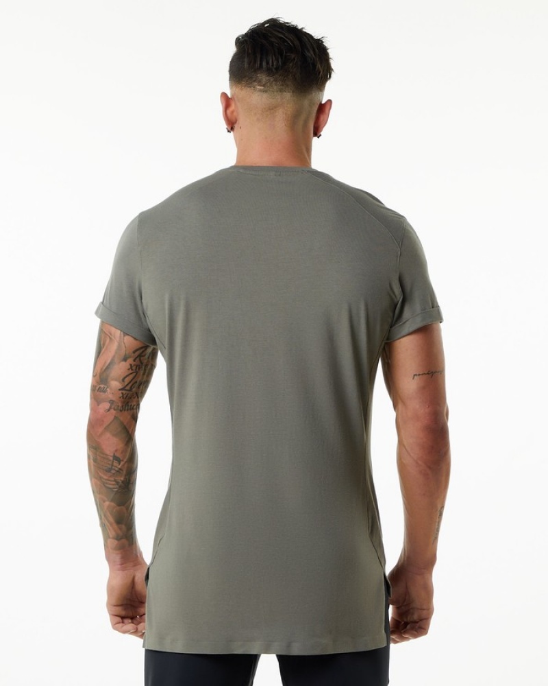 Alphalete Evo Pocket Overhemd Heren Grijs | 67APMIDOQ