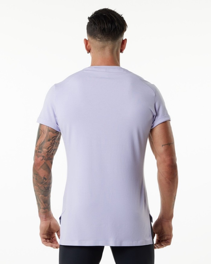 Alphalete Evo Pocket Overhemd Heren Paars | 34VNALDYU