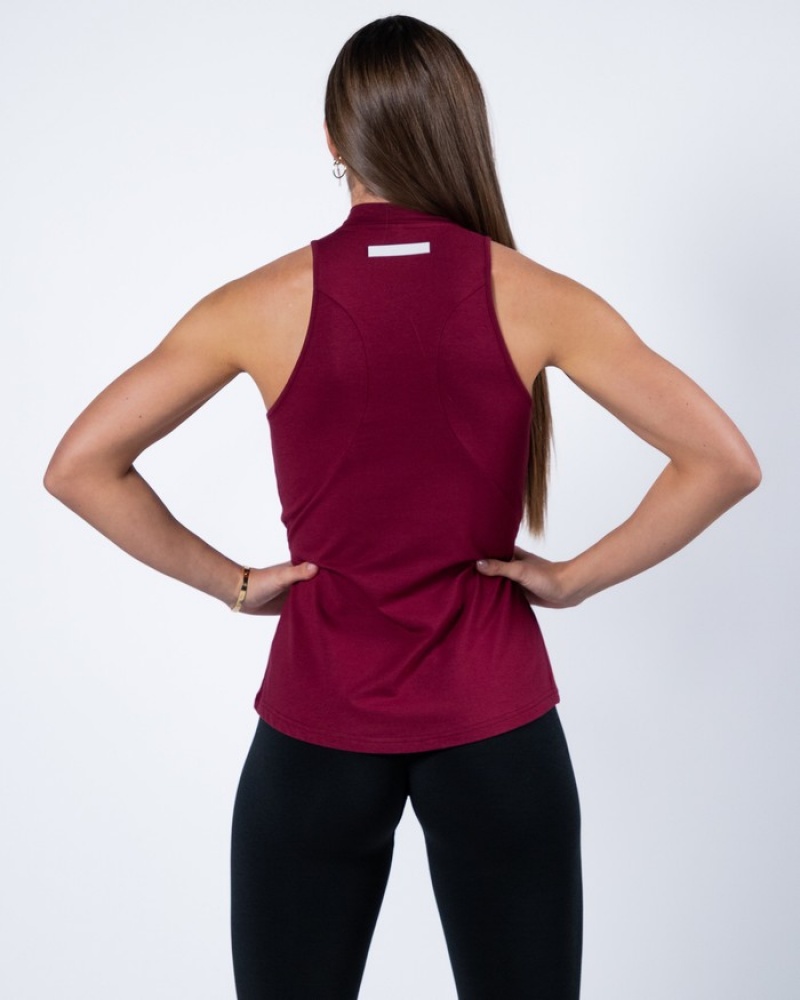 Alphalete Evo Tanktop Dames Rood | 82VZNBWPF