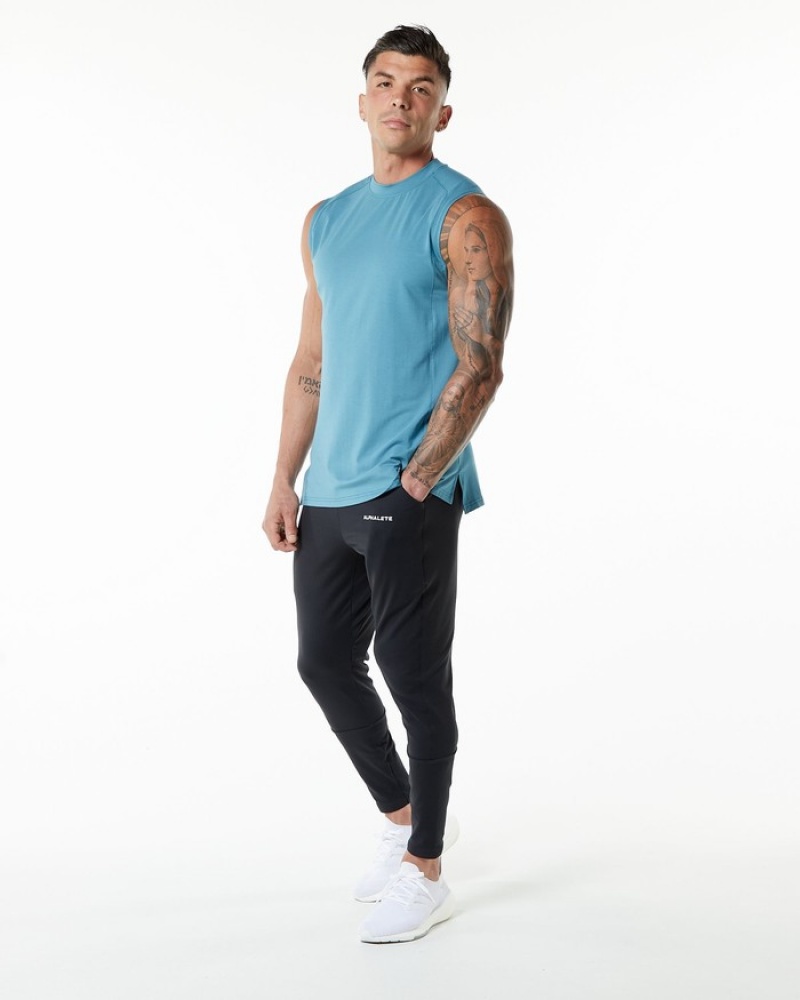 Alphalete Evo Tanktop Heren Blauw | 18GTUJWNE