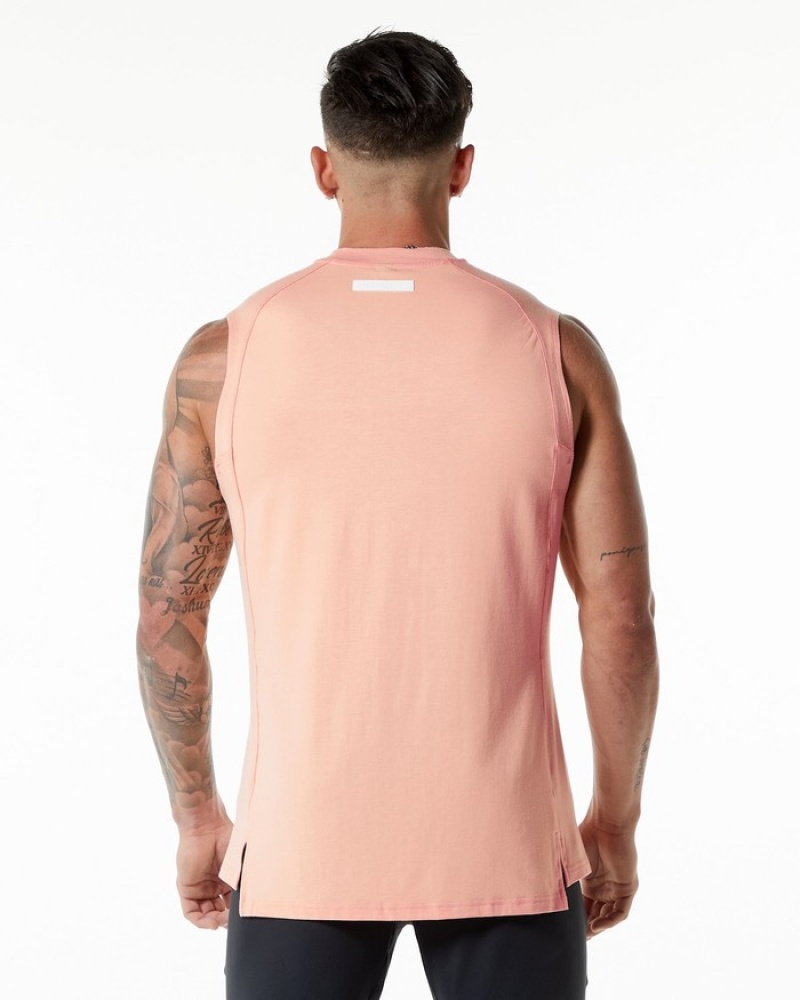 Alphalete Evo Tanktop Heren Koraal | 78JTQUOBP