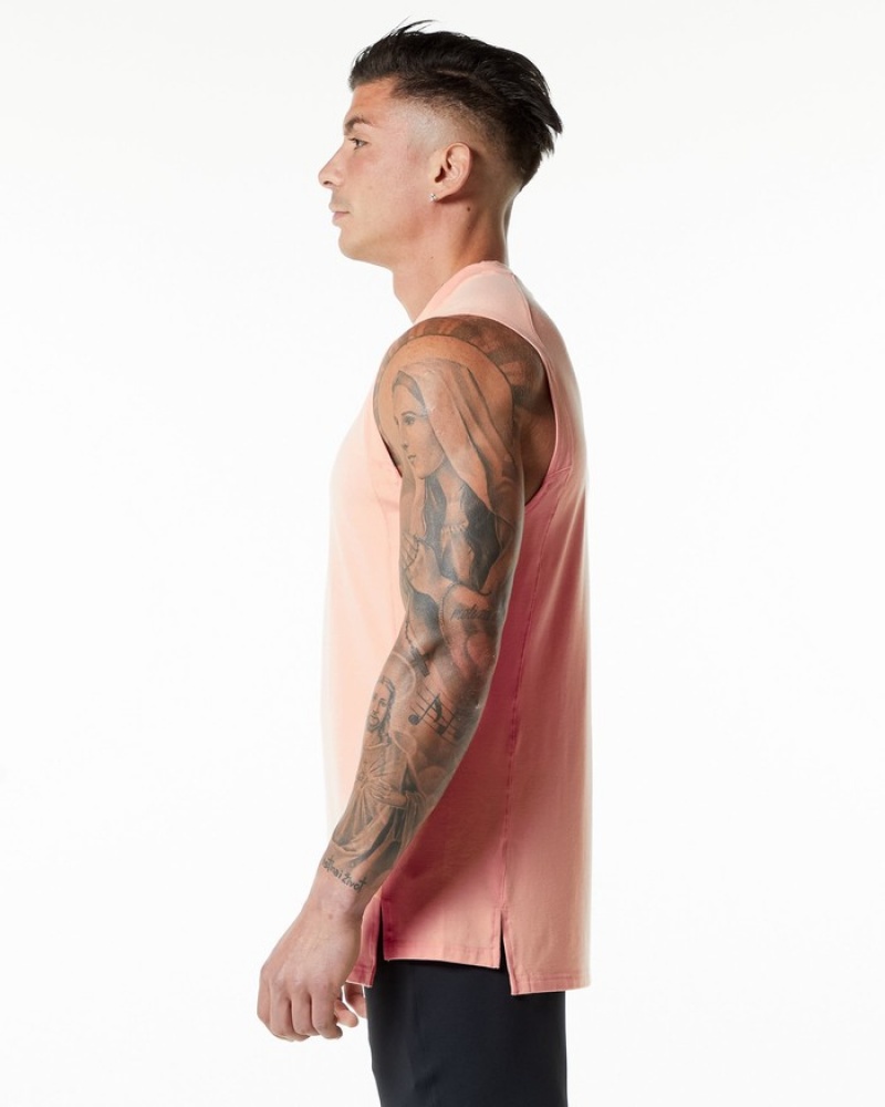 Alphalete Evo Tanktop Heren Koraal | 78JTQUOBP