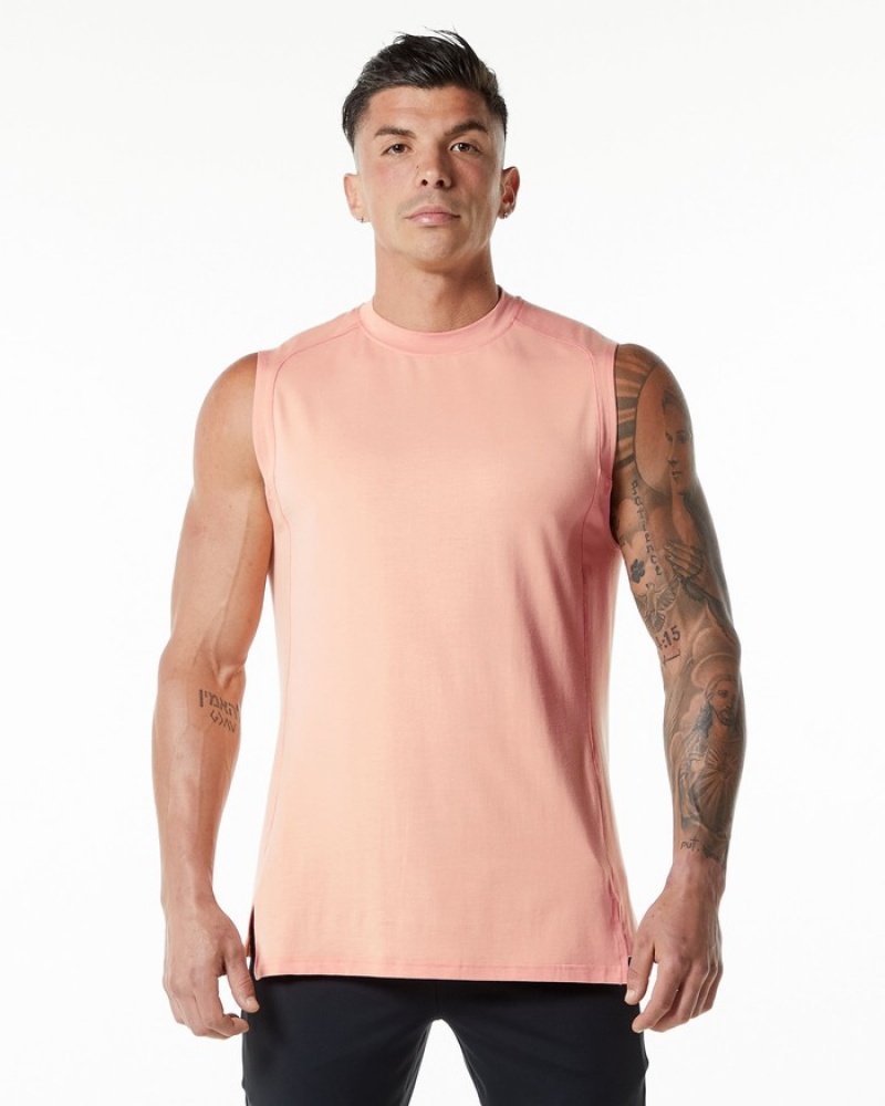 Alphalete Evo Tanktop Heren Koraal | 78JTQUOBP