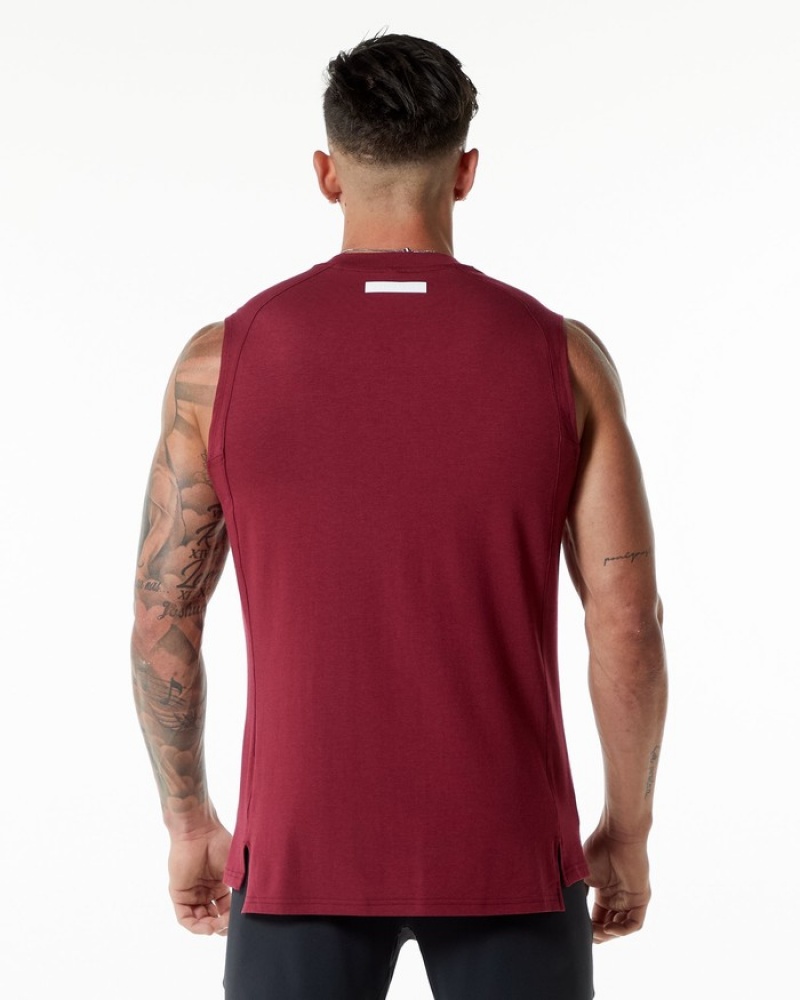 Alphalete Evo Tanktop Heren Rood | 30LRNITCM