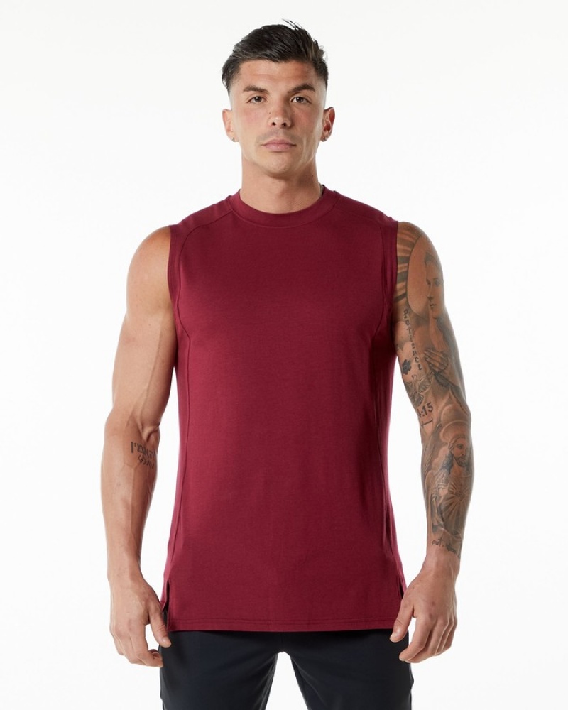 Alphalete Evo Tanktop Heren Rood | 30LRNITCM