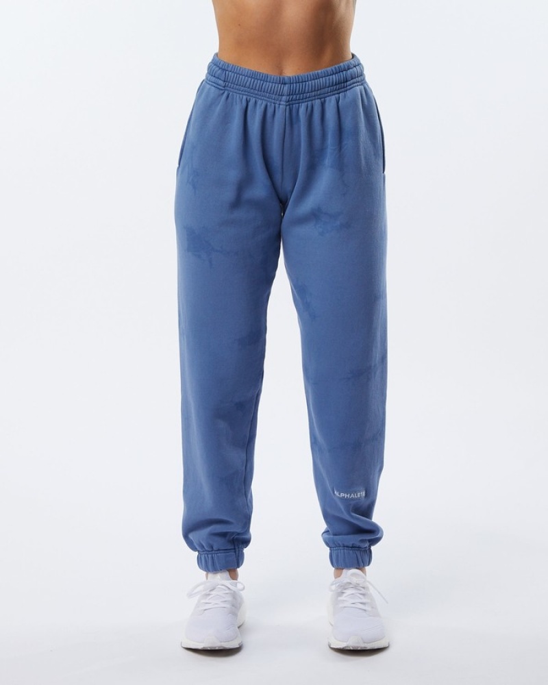 Alphalete HCTS Joggingbroeken Dames Blauw | 01RQKOEZI