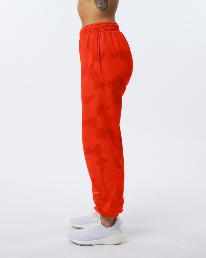 Alphalete HCTS Joggingbroeken Dames Rood | 21EFGQLIR