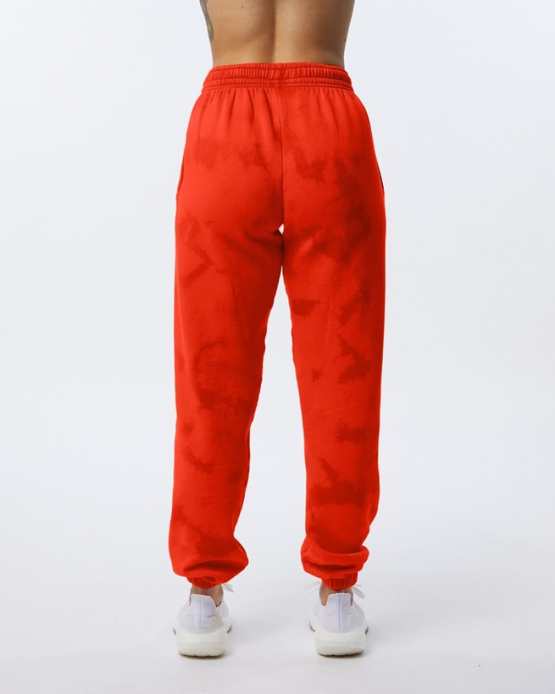 Alphalete HCTS Joggingbroeken Dames Rood | 21EFGQLIR