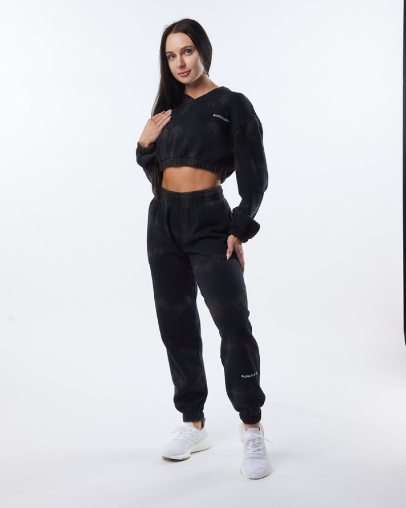 Alphalete HCTS Joggingbroeken Dames Zwart | 83OIWFGPT