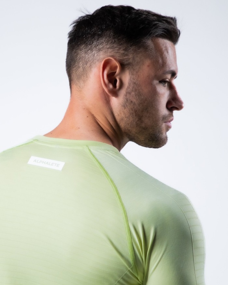 Alphalete Hero Overhemd Heren Groen | 08PCZAGNT