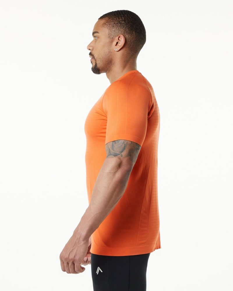 Alphalete Hero Overhemd Heren Oranje | 24MGREUQY