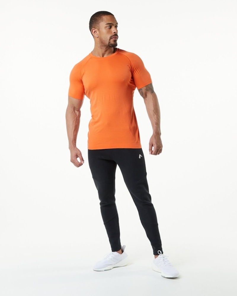 Alphalete Hero Overhemd Heren Oranje | 24MGREUQY